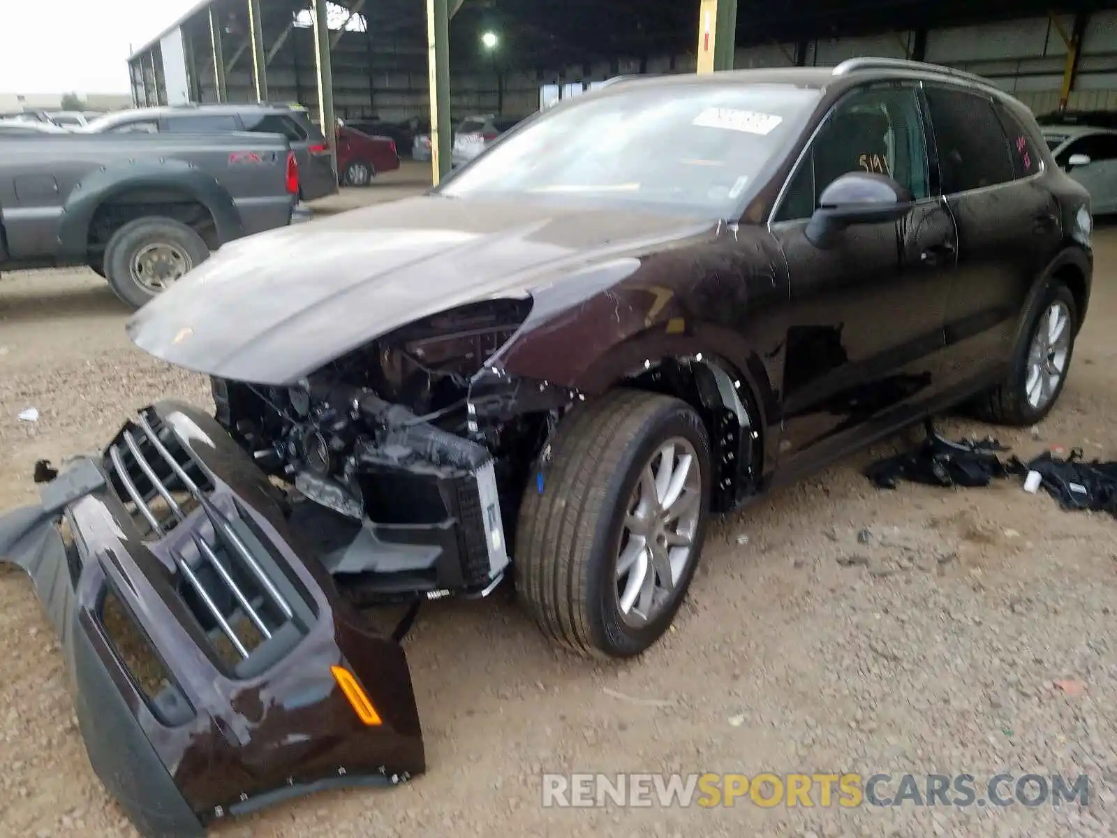 2 Photograph of a damaged car WP1AB2AY9KDA62229 PORSCHE CAYENNE 2019