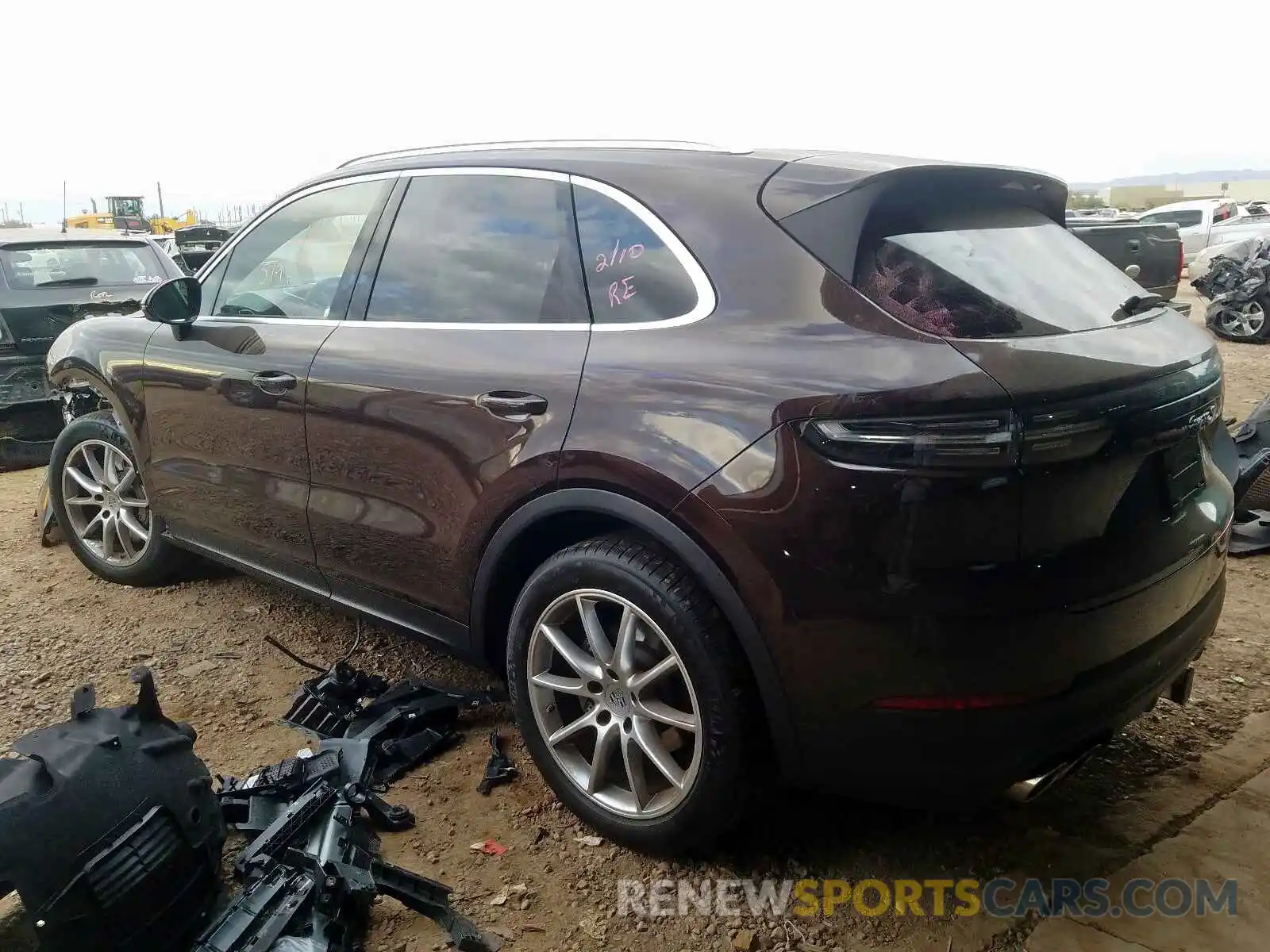 3 Photograph of a damaged car WP1AB2AY9KDA62229 PORSCHE CAYENNE 2019