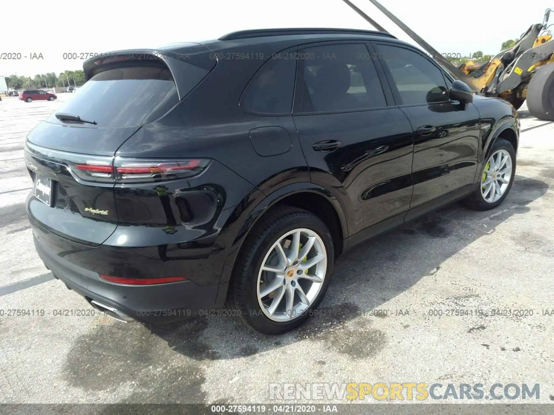 4 Фотография поврежденного автомобиля WP1AE2AY1KDA51118 PORSCHE CAYENNE 2019