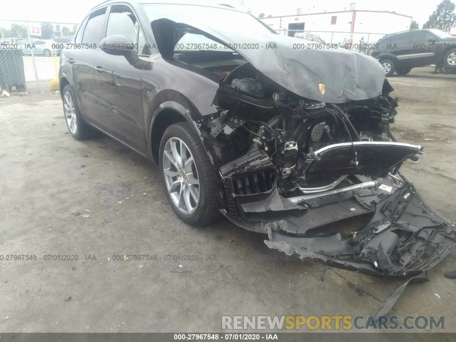 1 Photograph of a damaged car WP1AE2AY1KDA51507 PORSCHE CAYENNE 2019