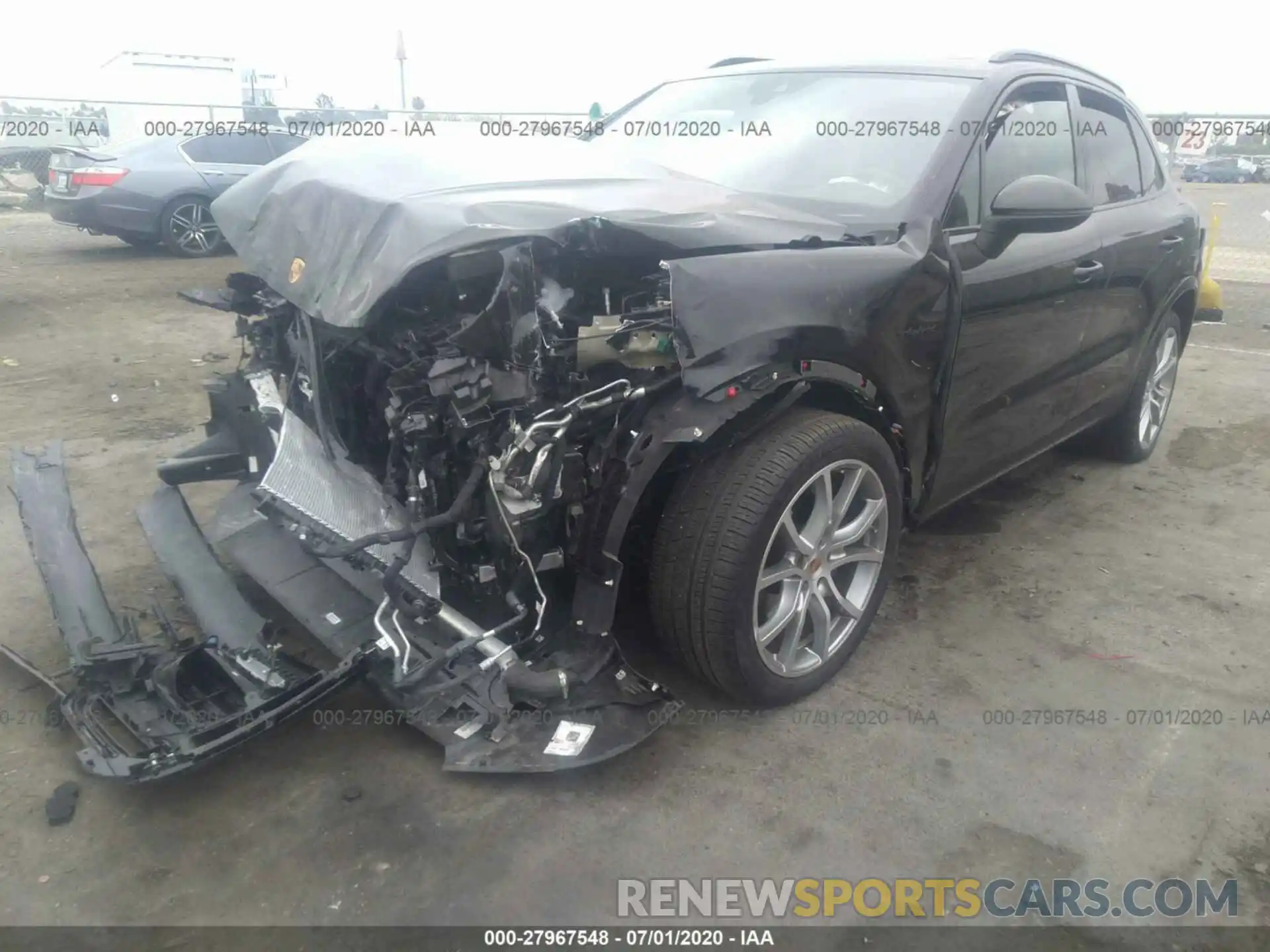 2 Photograph of a damaged car WP1AE2AY1KDA51507 PORSCHE CAYENNE 2019