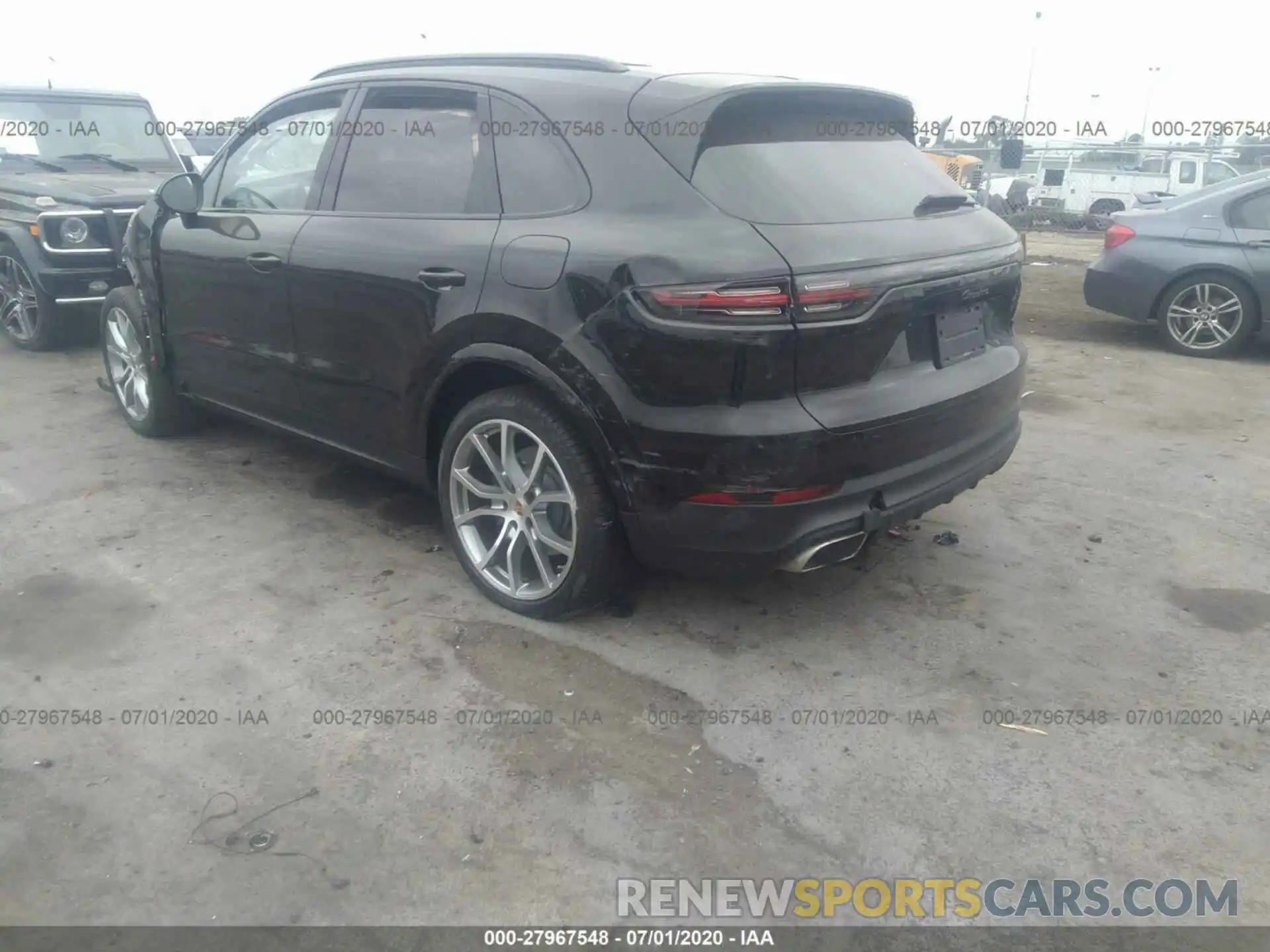 3 Фотография поврежденного автомобиля WP1AE2AY1KDA51507 PORSCHE CAYENNE 2019