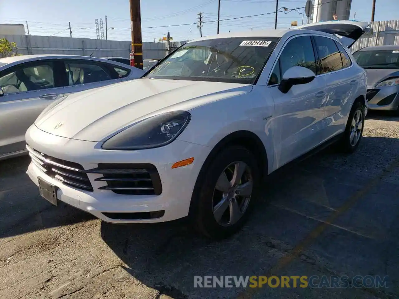 2 Фотография поврежденного автомобиля WP1AE2AY3KDA51539 PORSCHE CAYENNE 2019