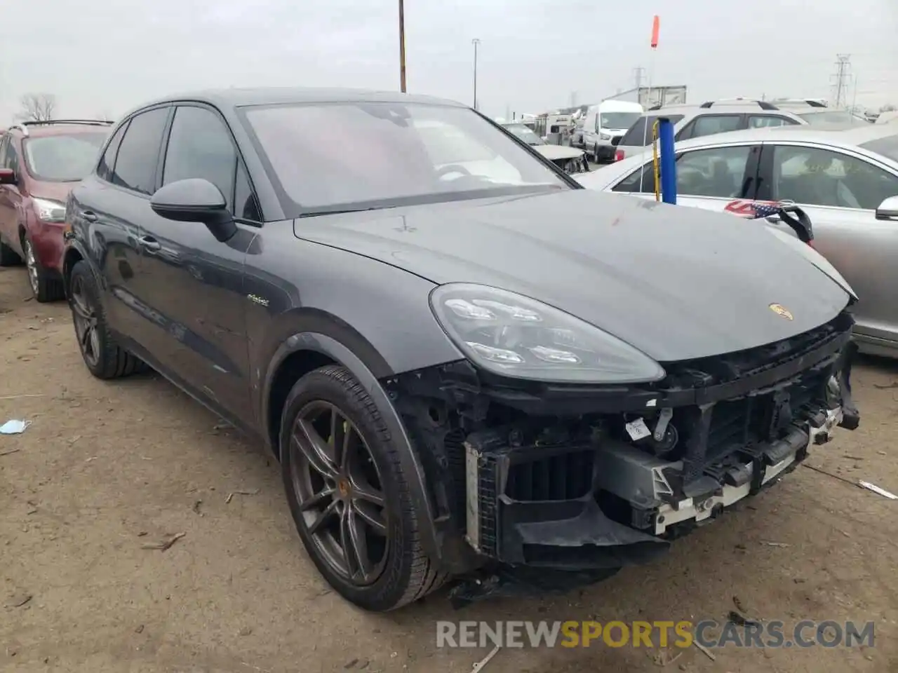 1 Photograph of a damaged car WP1AE2AY3KDA51587 PORSCHE CAYENNE 2019