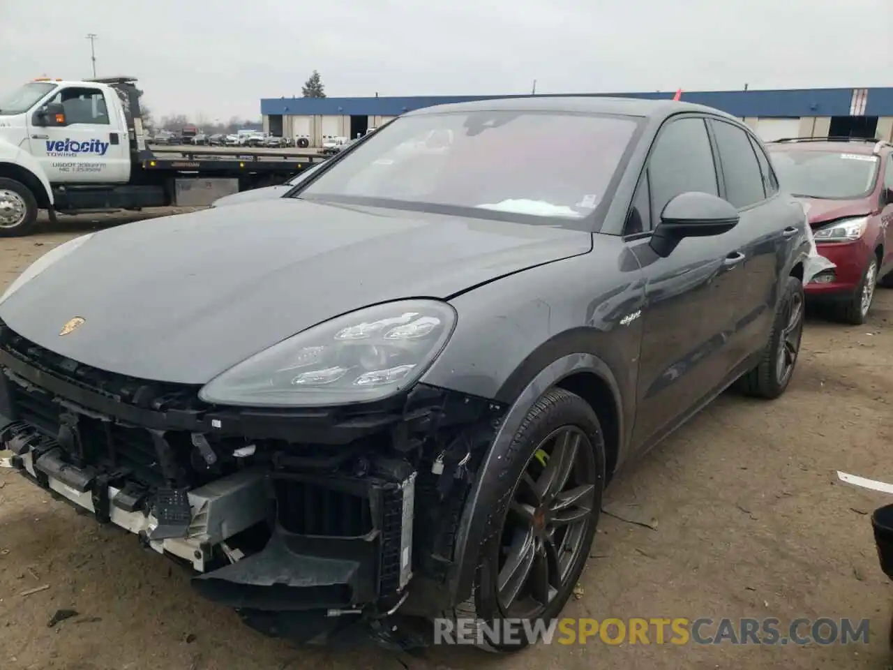 2 Фотография поврежденного автомобиля WP1AE2AY3KDA51587 PORSCHE CAYENNE 2019