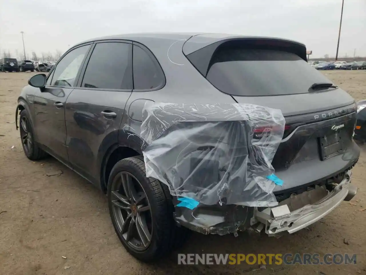 3 Photograph of a damaged car WP1AE2AY3KDA51587 PORSCHE CAYENNE 2019