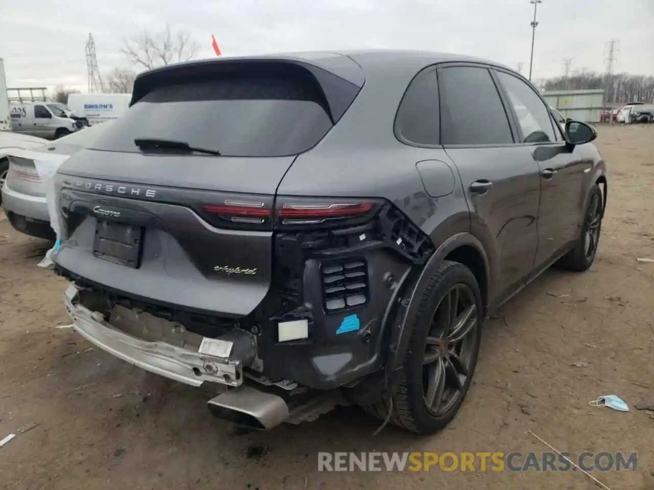 4 Photograph of a damaged car WP1AE2AY3KDA51587 PORSCHE CAYENNE 2019