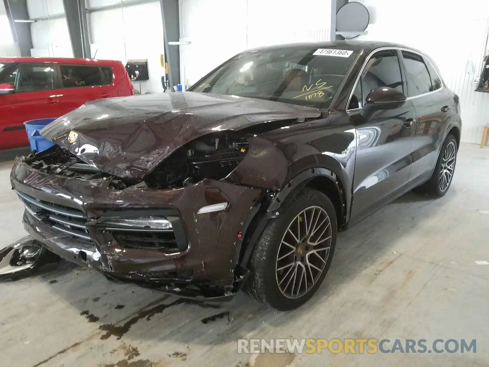 2 Фотография поврежденного автомобиля WP1AE2AY4KDA51078 PORSCHE CAYENNE 2019