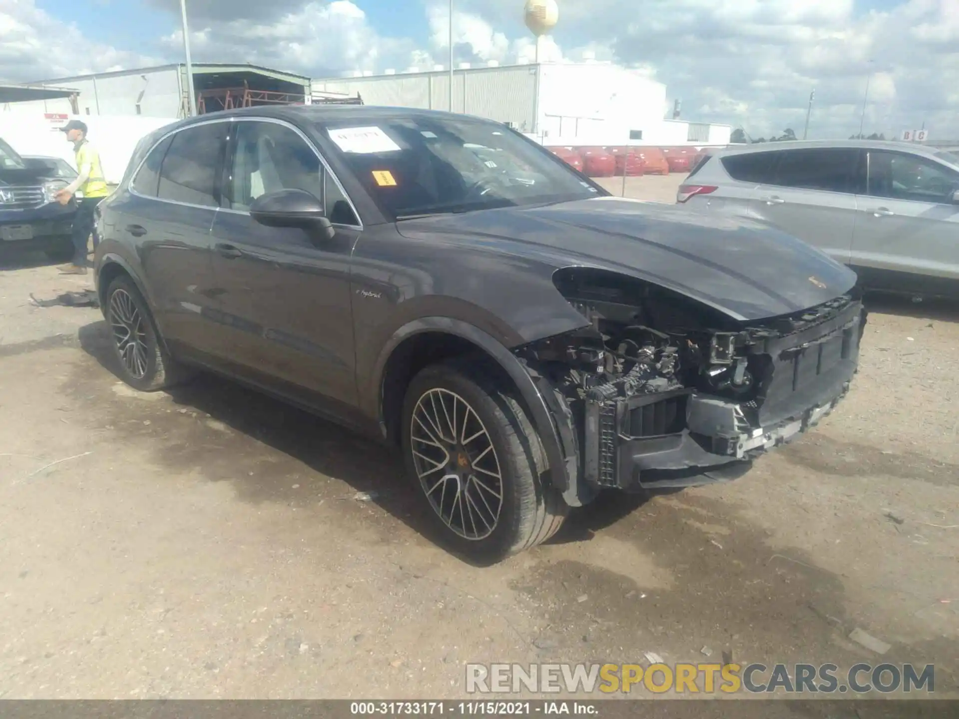 1 Photograph of a damaged car WP1AE2AY4KDA51730 PORSCHE CAYENNE 2019