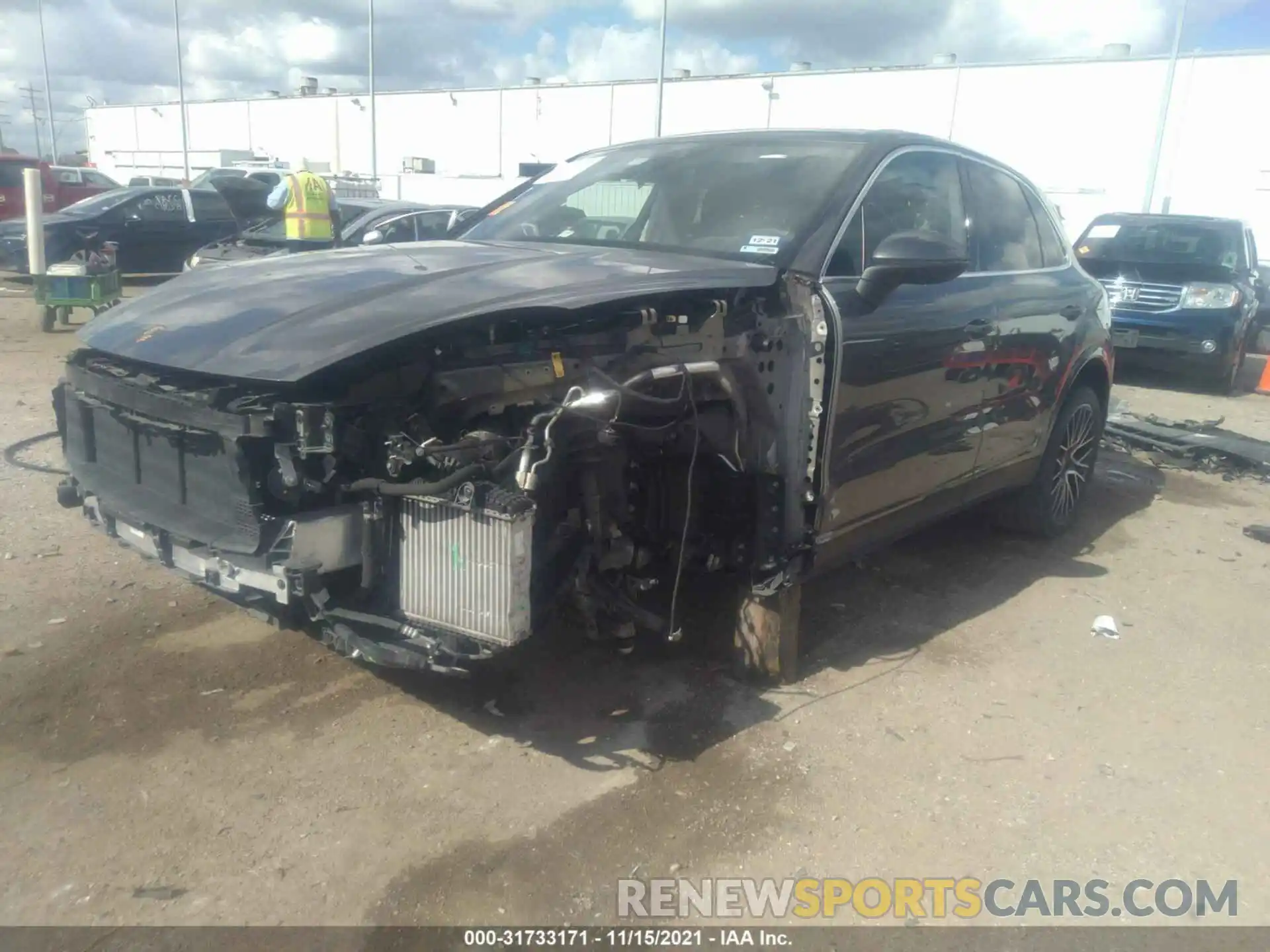 2 Photograph of a damaged car WP1AE2AY4KDA51730 PORSCHE CAYENNE 2019