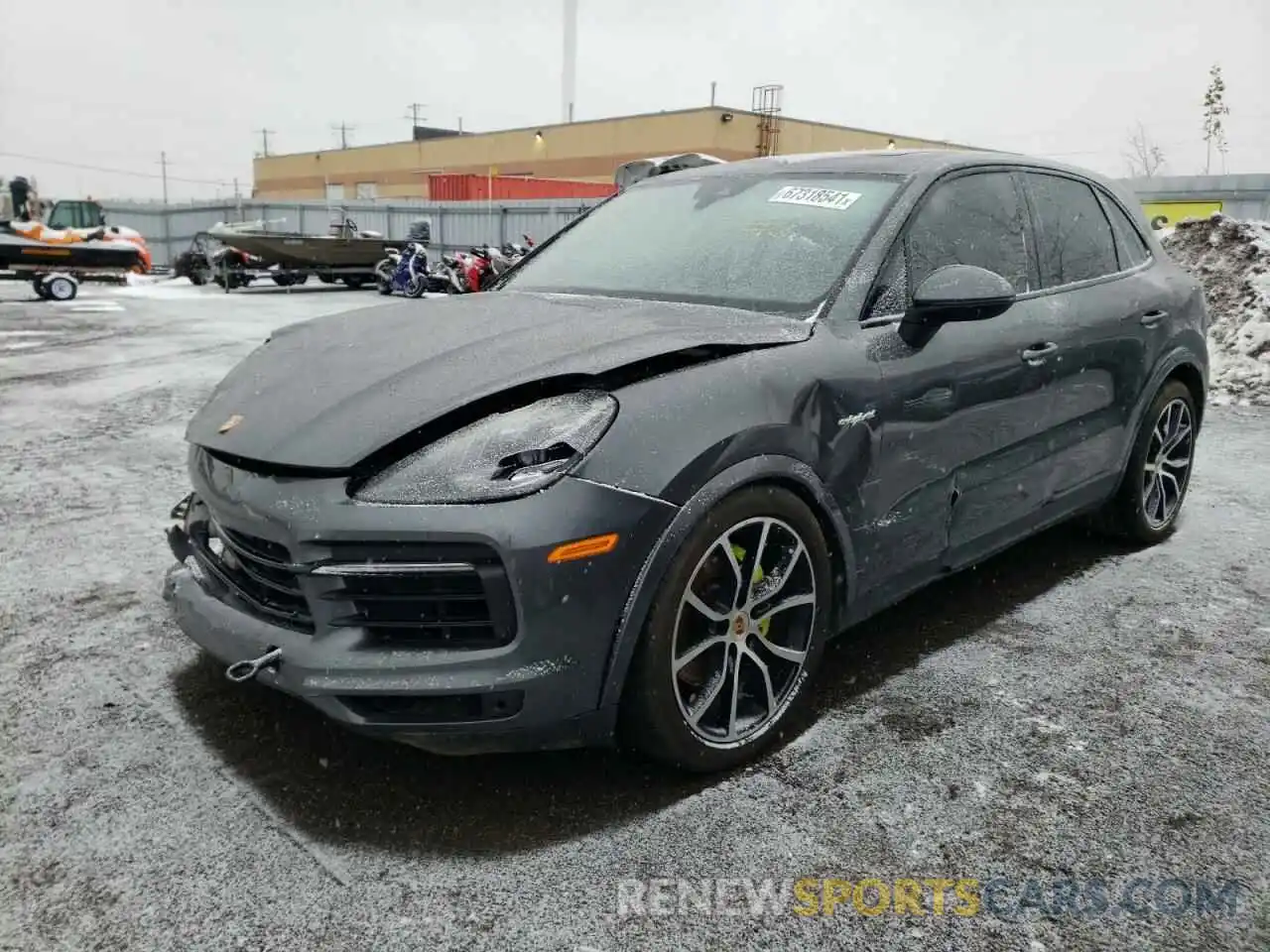 2 Photograph of a damaged car WP1AE2AY5KDA51140 PORSCHE CAYENNE 2019