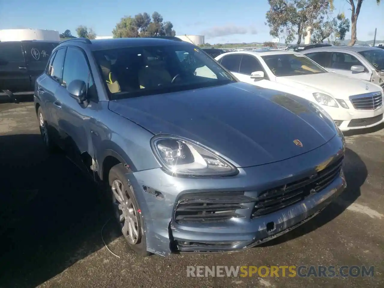 1 Photograph of a damaged car WP1AE2AY6KDA50529 PORSCHE CAYENNE 2019