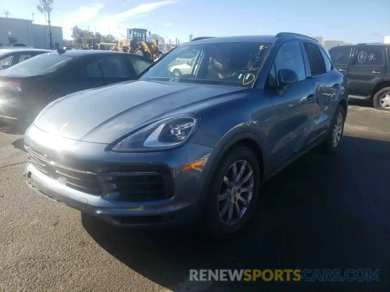 2 Photograph of a damaged car WP1AE2AY6KDA50529 PORSCHE CAYENNE 2019