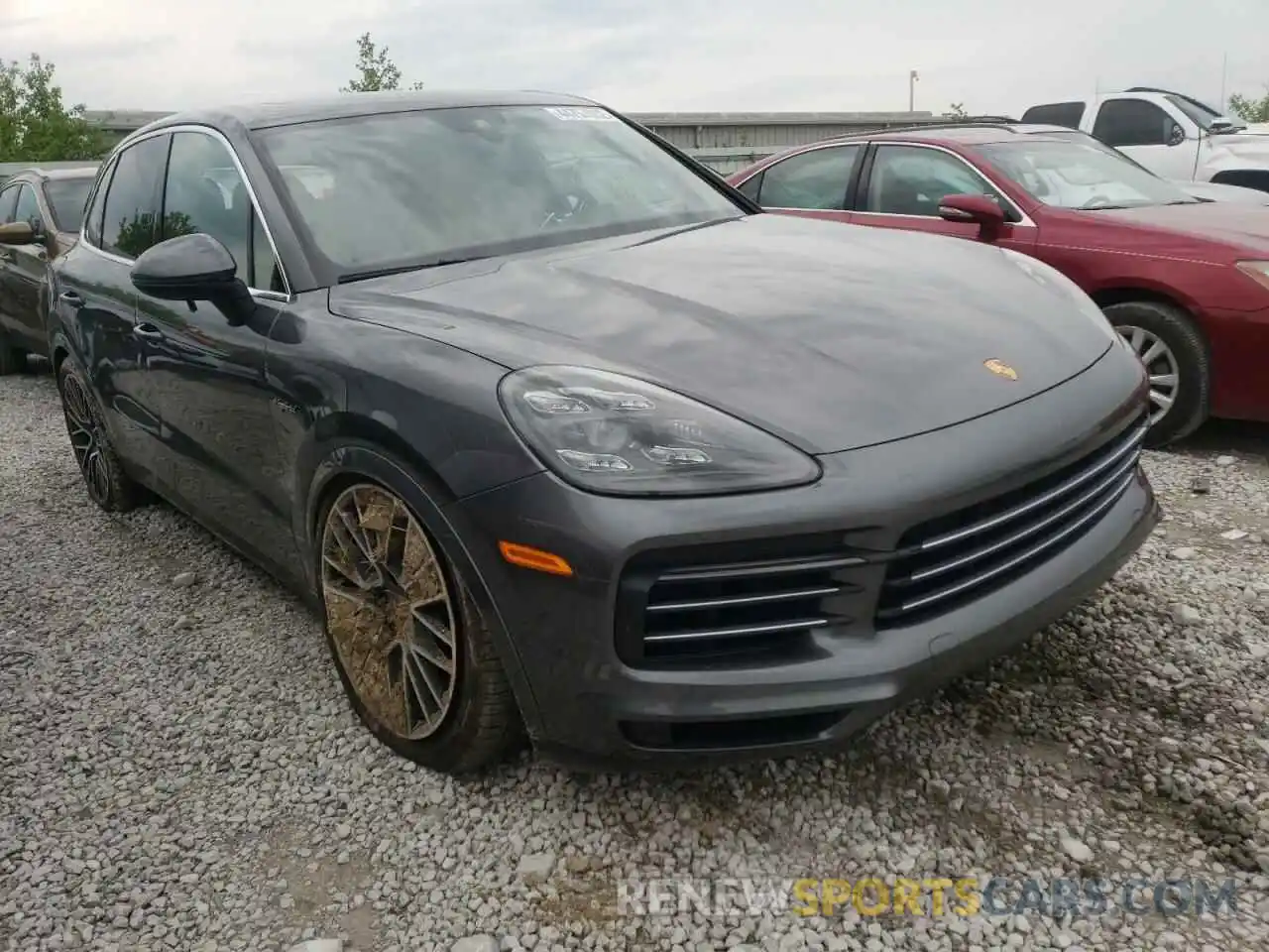 1 Photograph of a damaged car WP1AE2AY6KDA51454 PORSCHE CAYENNE 2019