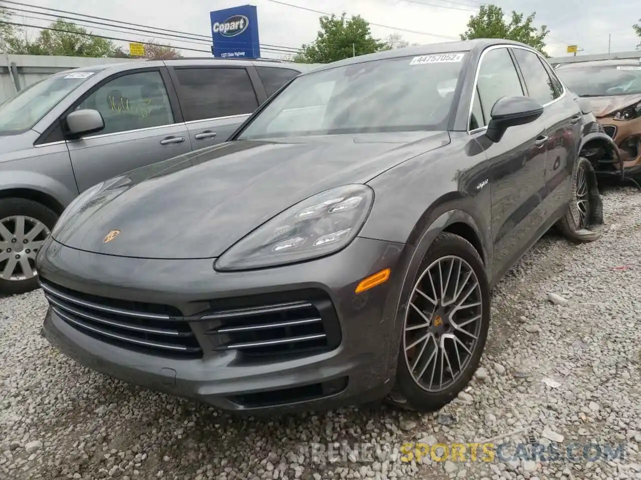 2 Фотография поврежденного автомобиля WP1AE2AY6KDA51454 PORSCHE CAYENNE 2019