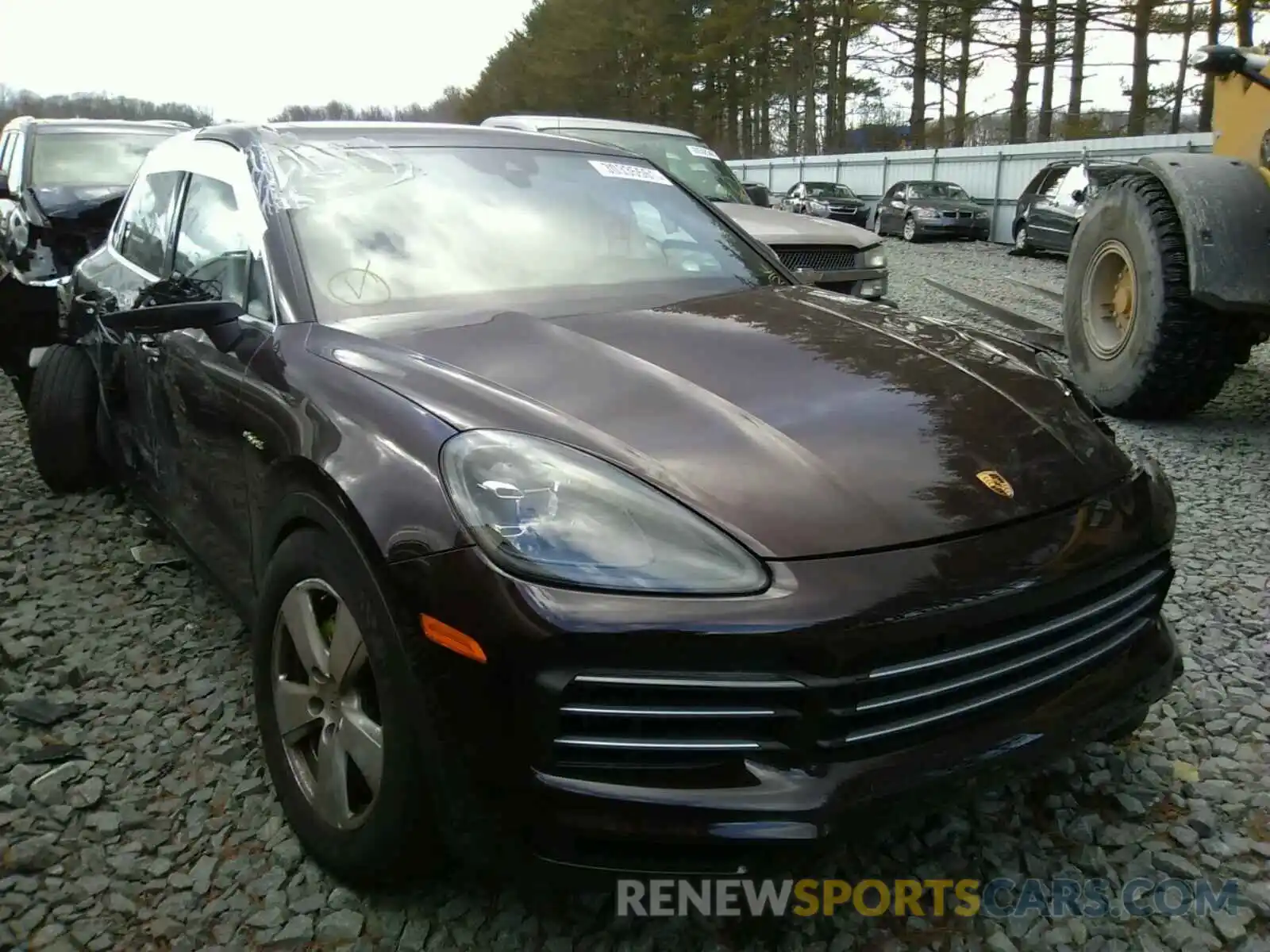 1 Photograph of a damaged car WP1AE2AY8KDA50371 PORSCHE CAYENNE 2019