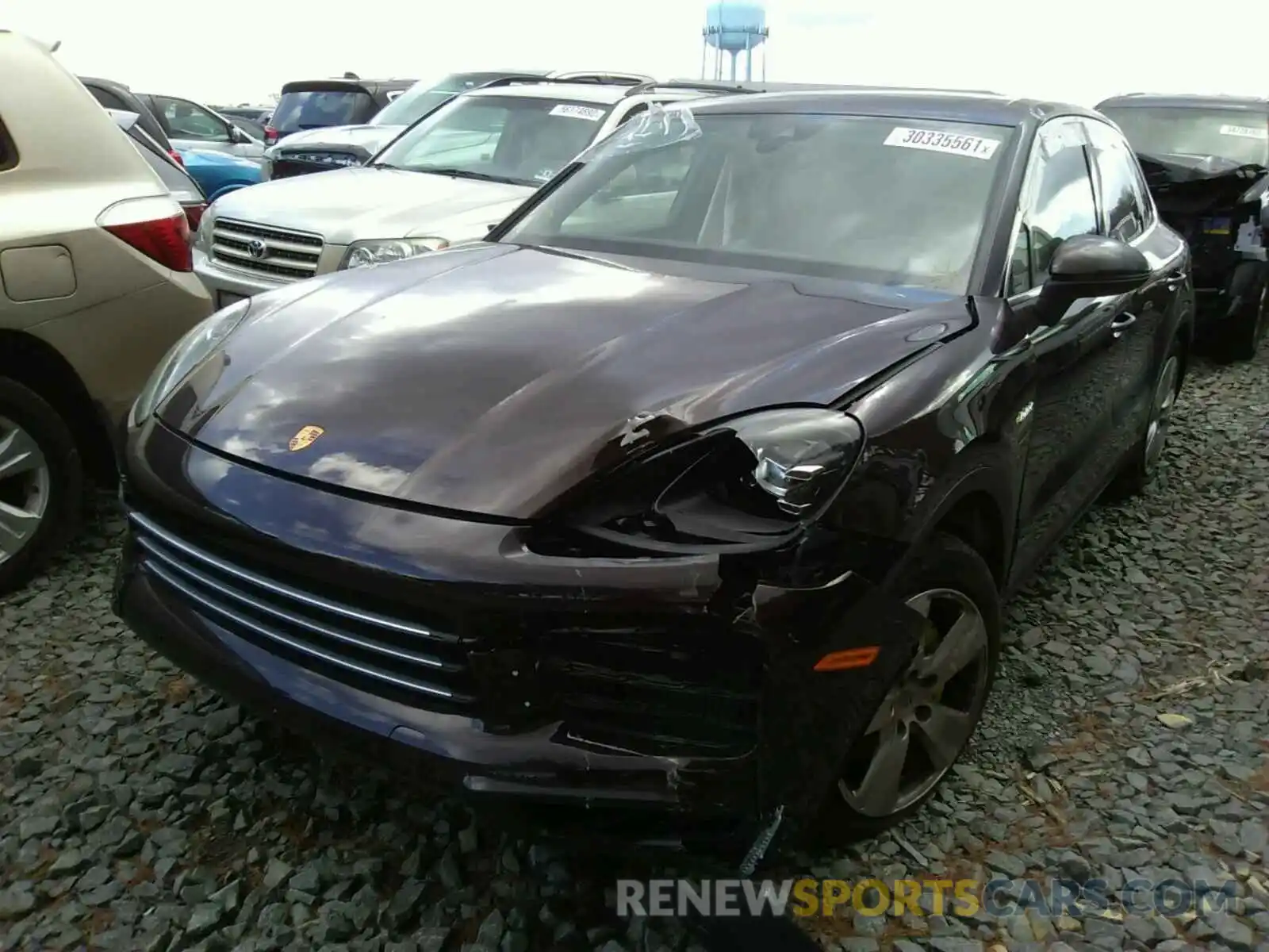 2 Photograph of a damaged car WP1AE2AY8KDA50371 PORSCHE CAYENNE 2019