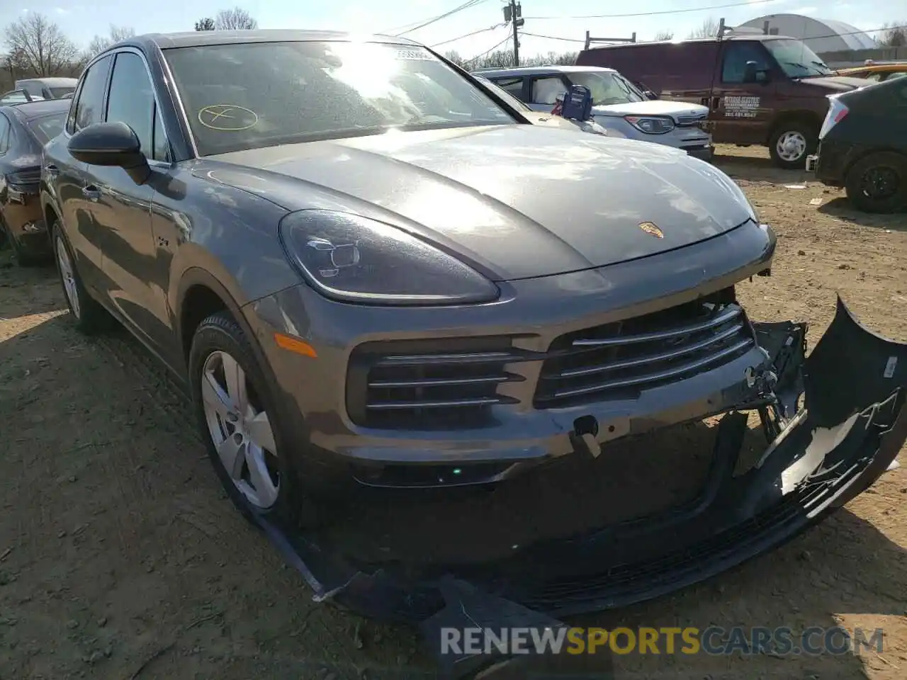 1 Photograph of a damaged car WP1AE2AY8KDA51701 PORSCHE CAYENNE 2019