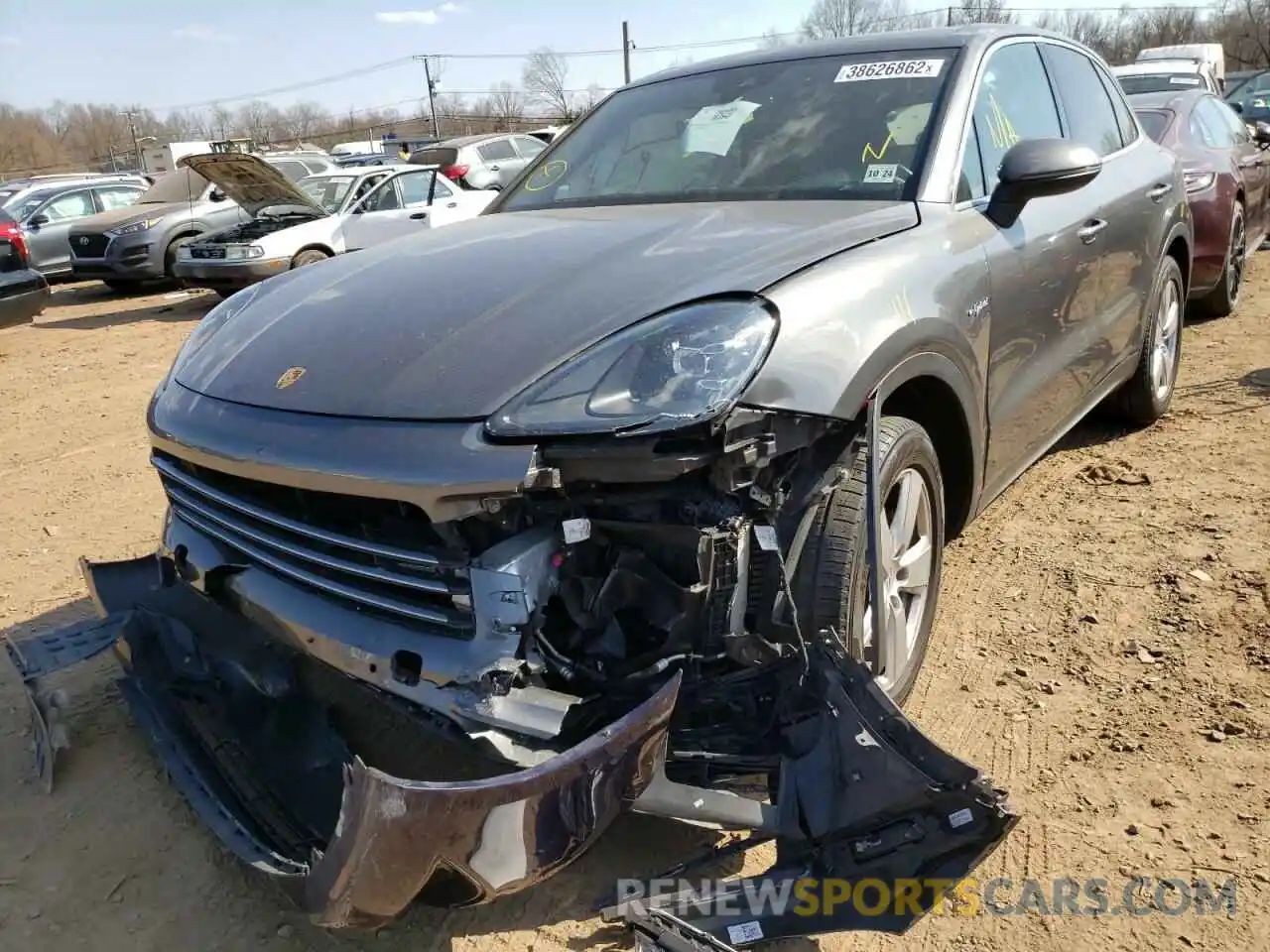 2 Photograph of a damaged car WP1AE2AY8KDA51701 PORSCHE CAYENNE 2019