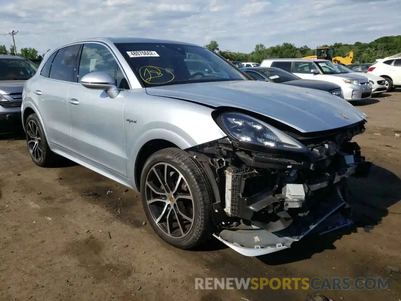 1 Photograph of a damaged car WP1AE2AY9KDA50251 PORSCHE CAYENNE 2019