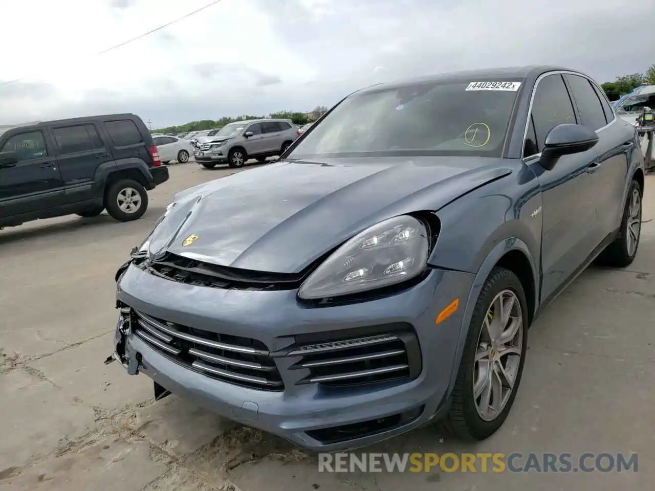 2 Photograph of a damaged car WP1AE2AY9KDA51299 PORSCHE CAYENNE 2019