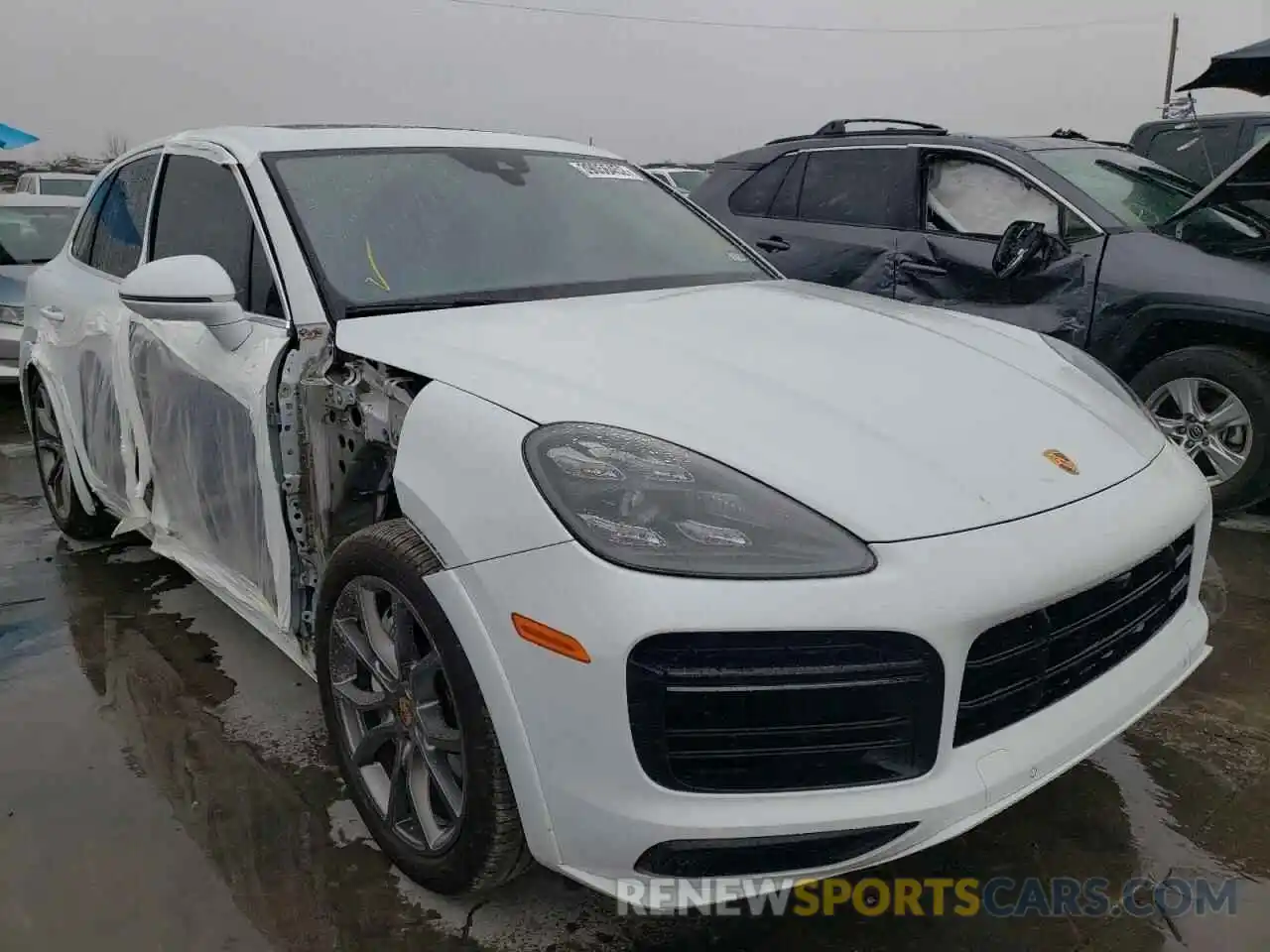 1 Photograph of a damaged car WP1AF2AY1KDA80101 PORSCHE CAYENNE 2019