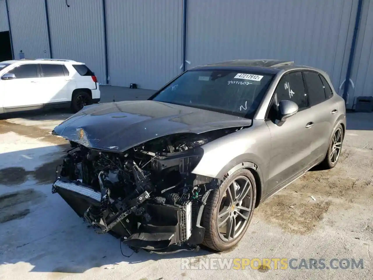 2 Photograph of a damaged car WP1AF2AY1KDA80616 PORSCHE CAYENNE 2019