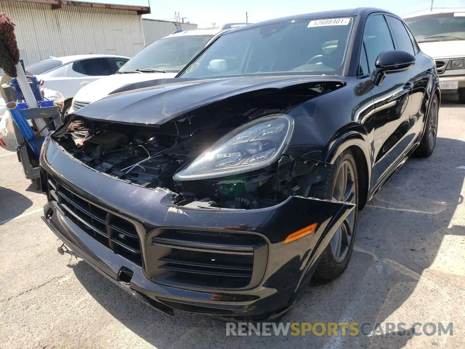 2 Фотография поврежденного автомобиля WP1AF2AY5KDA80344 PORSCHE CAYENNE 2019