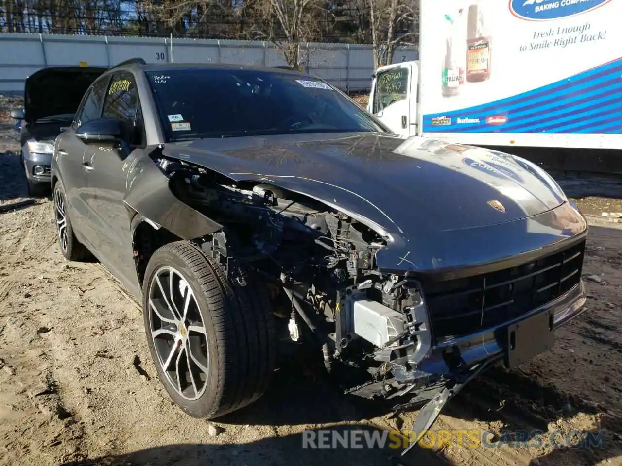 1 Photograph of a damaged car WP1AF2AY5KDA81106 PORSCHE CAYENNE 2019