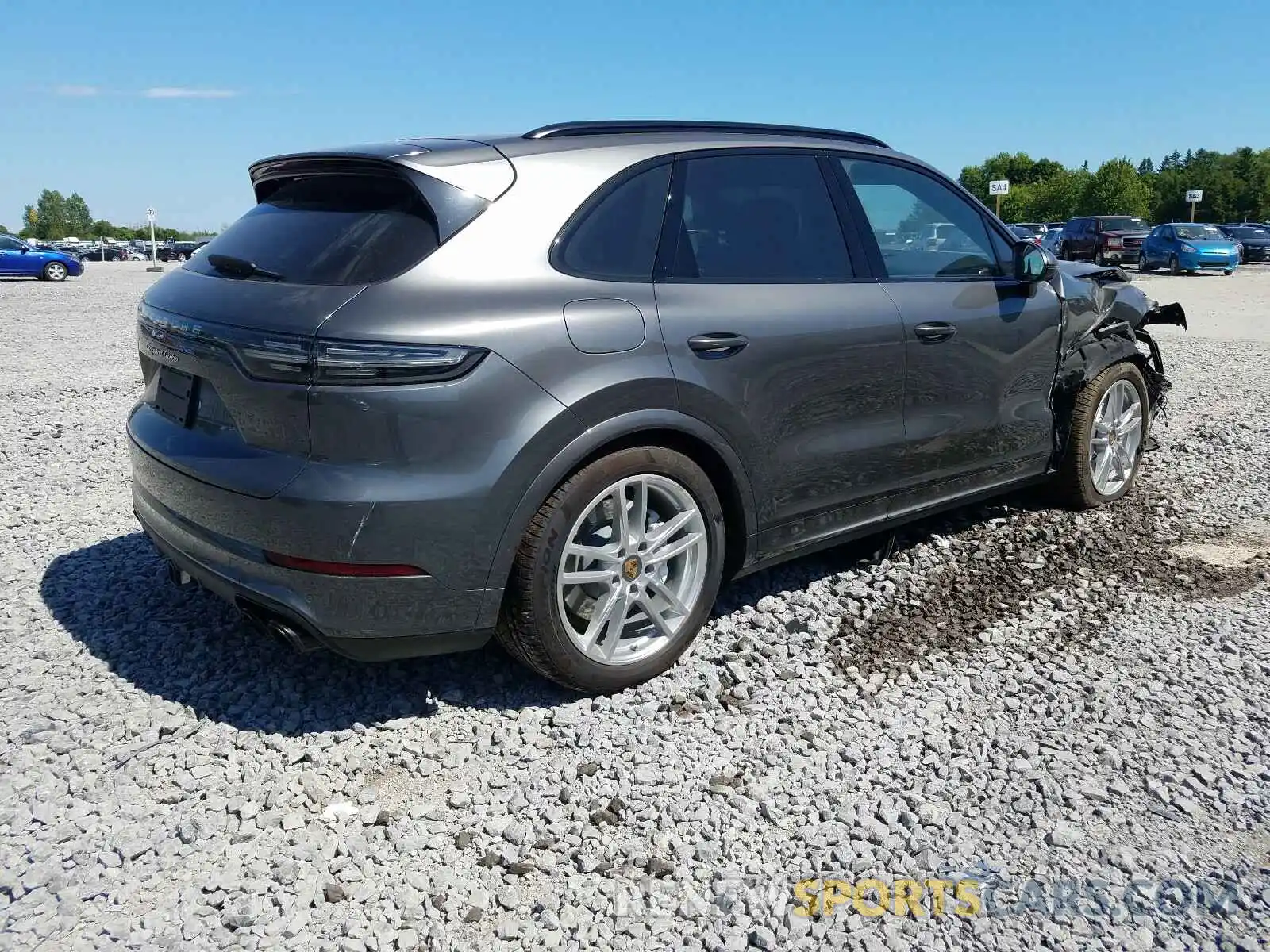 4 Фотография поврежденного автомобиля WP1AF2AY8KDA81049 PORSCHE CAYENNE 2019