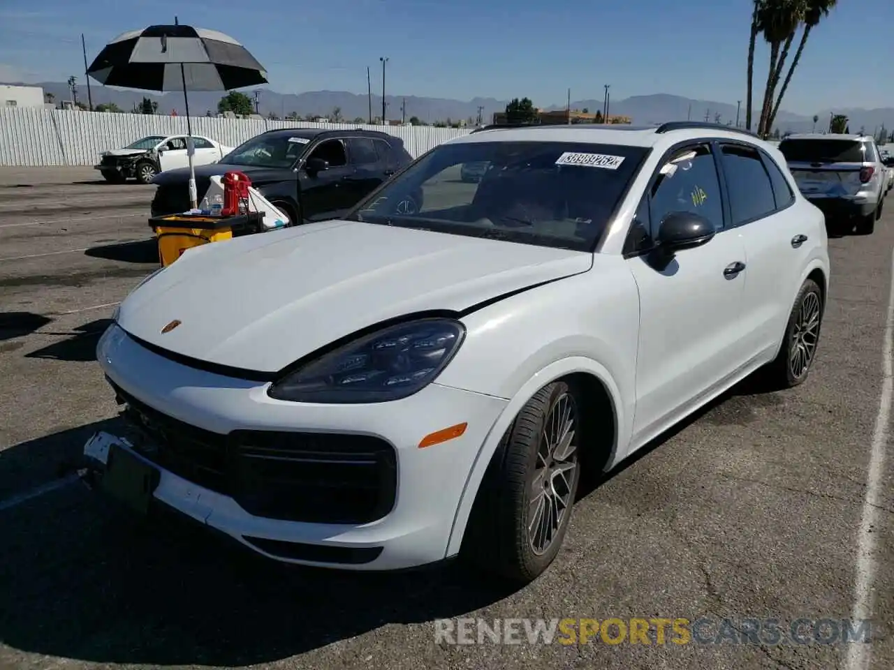 2 Photograph of a damaged car WP1AF2AY9KDA80072 PORSCHE CAYENNE 2019