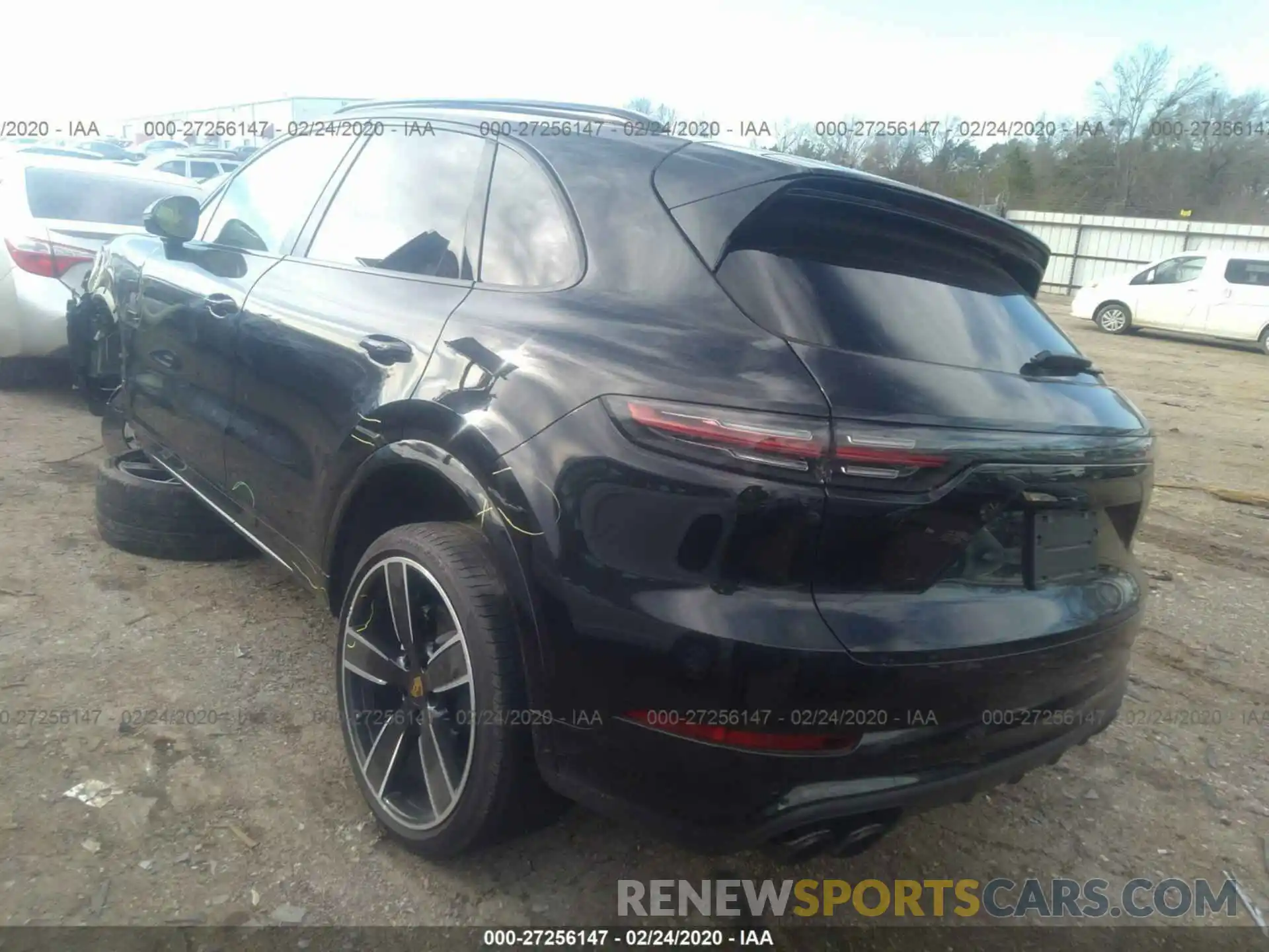 3 Фотография поврежденного автомобиля WP1AF2AY9KDA81156 PORSCHE CAYENNE 2019