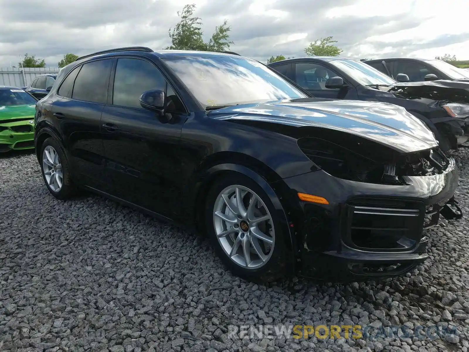 1 Photograph of a damaged car WP1AF2AY9KDA81173 PORSCHE CAYENNE 2019