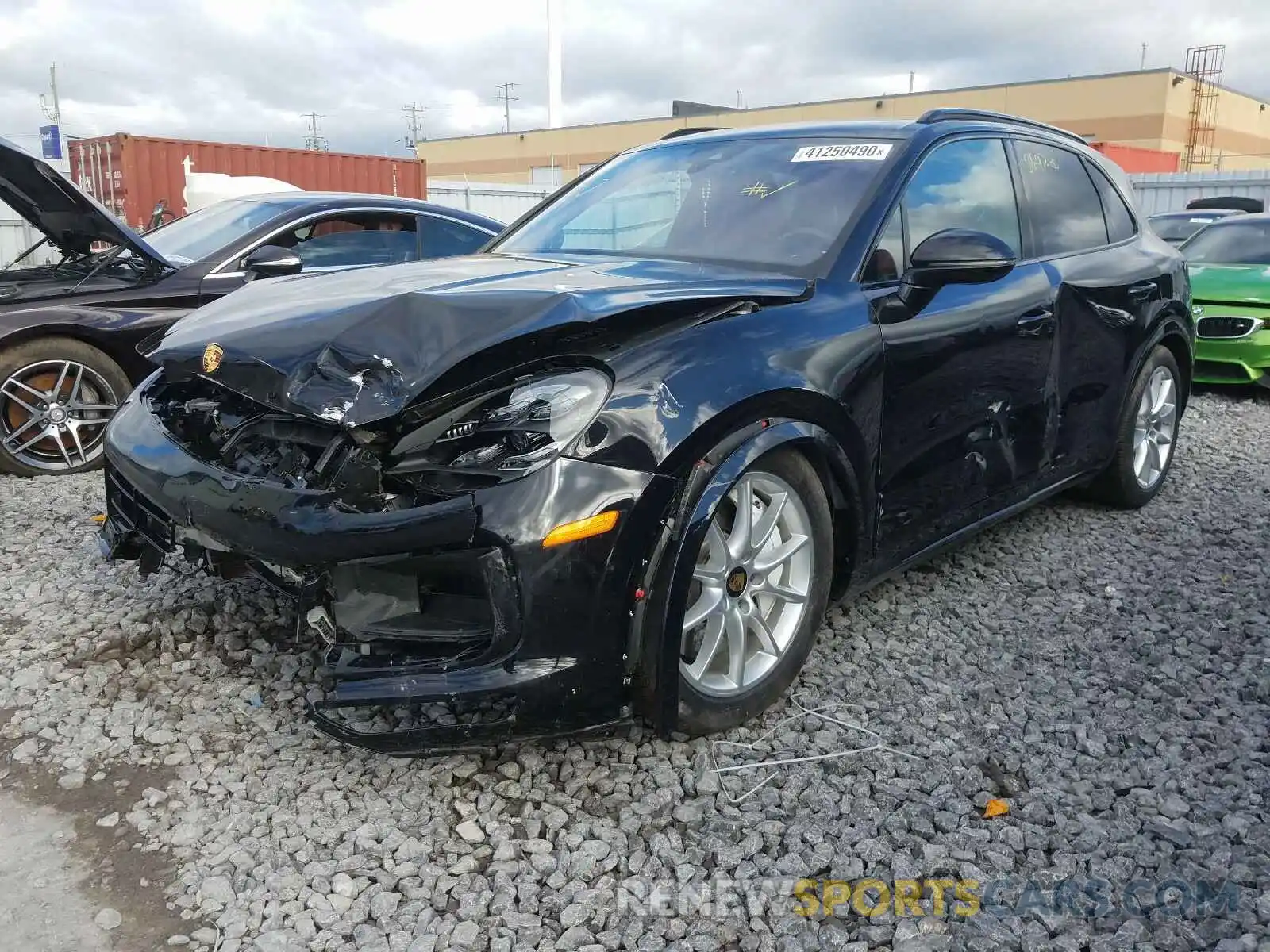 2 Photograph of a damaged car WP1AF2AY9KDA81173 PORSCHE CAYENNE 2019