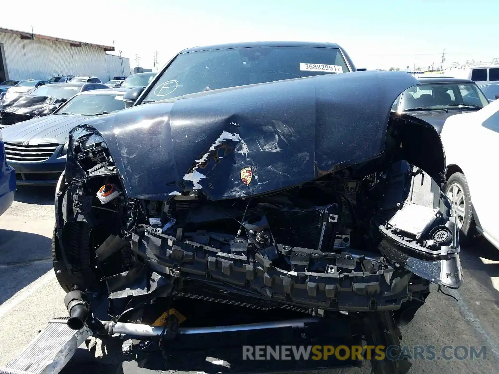 9 Photograph of a damaged car WP1AA2AY0LDA00447 PORSCHE CAYENNE 2020