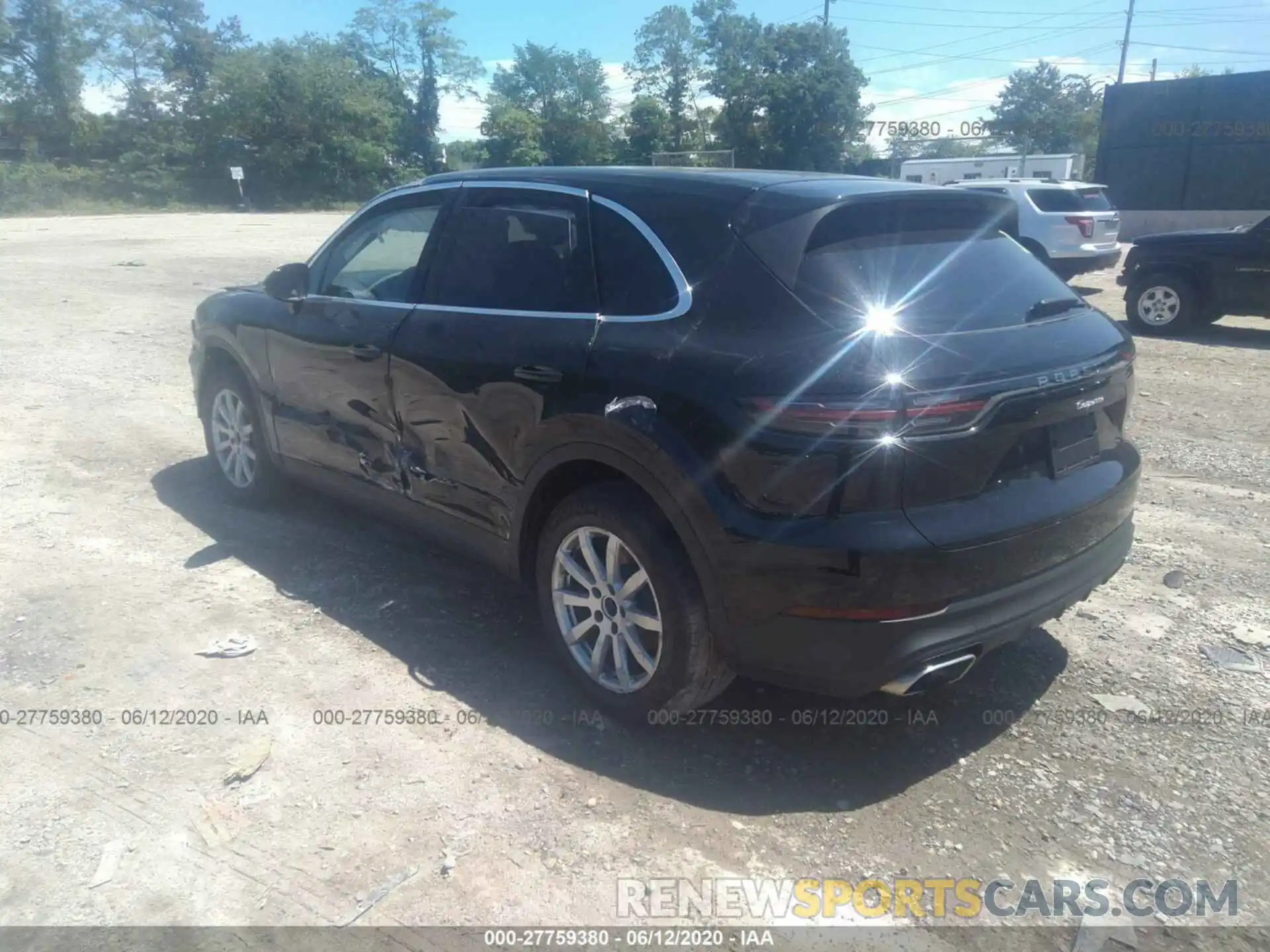 3 Photograph of a damaged car WP1AA2AY0LDA01209 PORSCHE CAYENNE 2020