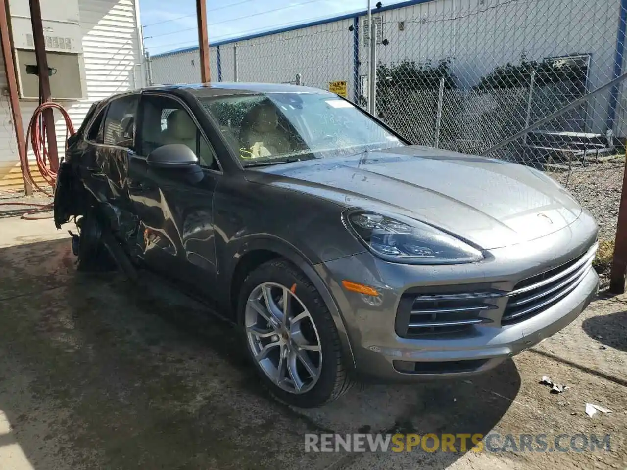 1 Photograph of a damaged car WP1AA2AY0LDA03610 PORSCHE CAYENNE 2020