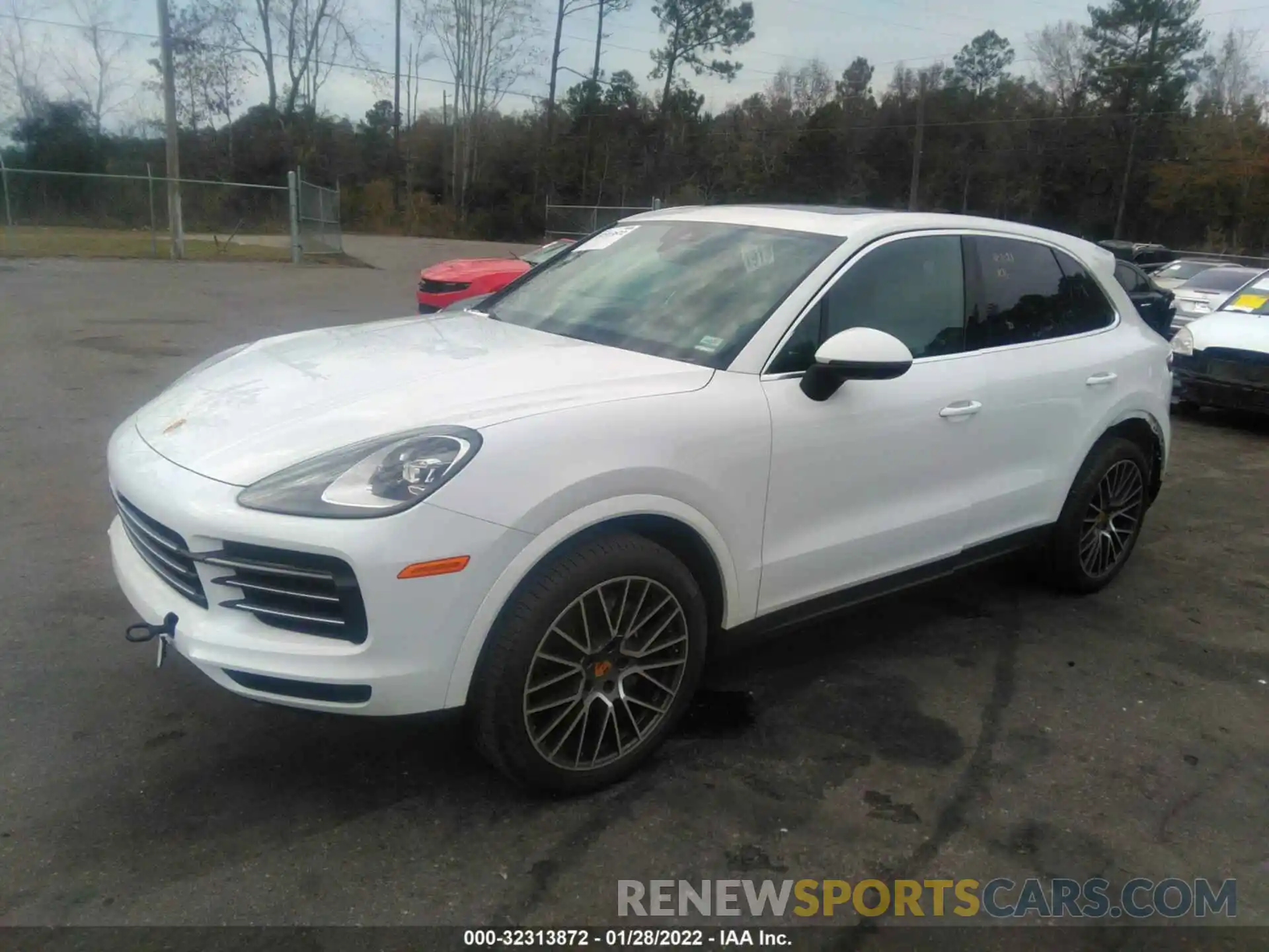 2 Photograph of a damaged car WP1AA2AY0LDA05874 PORSCHE CAYENNE 2020