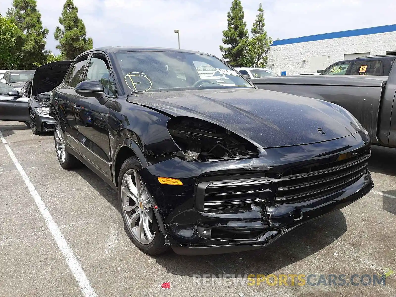 1 Photograph of a damaged car WP1AA2AY0LDA07060 PORSCHE CAYENNE 2020