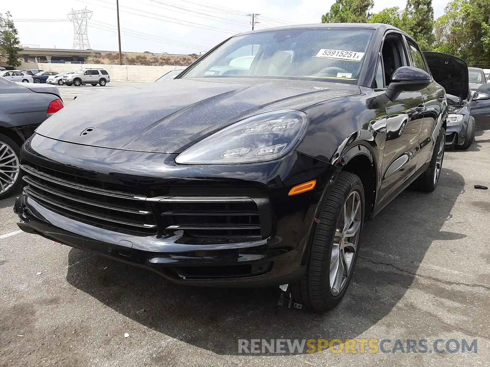 2 Photograph of a damaged car WP1AA2AY0LDA07060 PORSCHE CAYENNE 2020