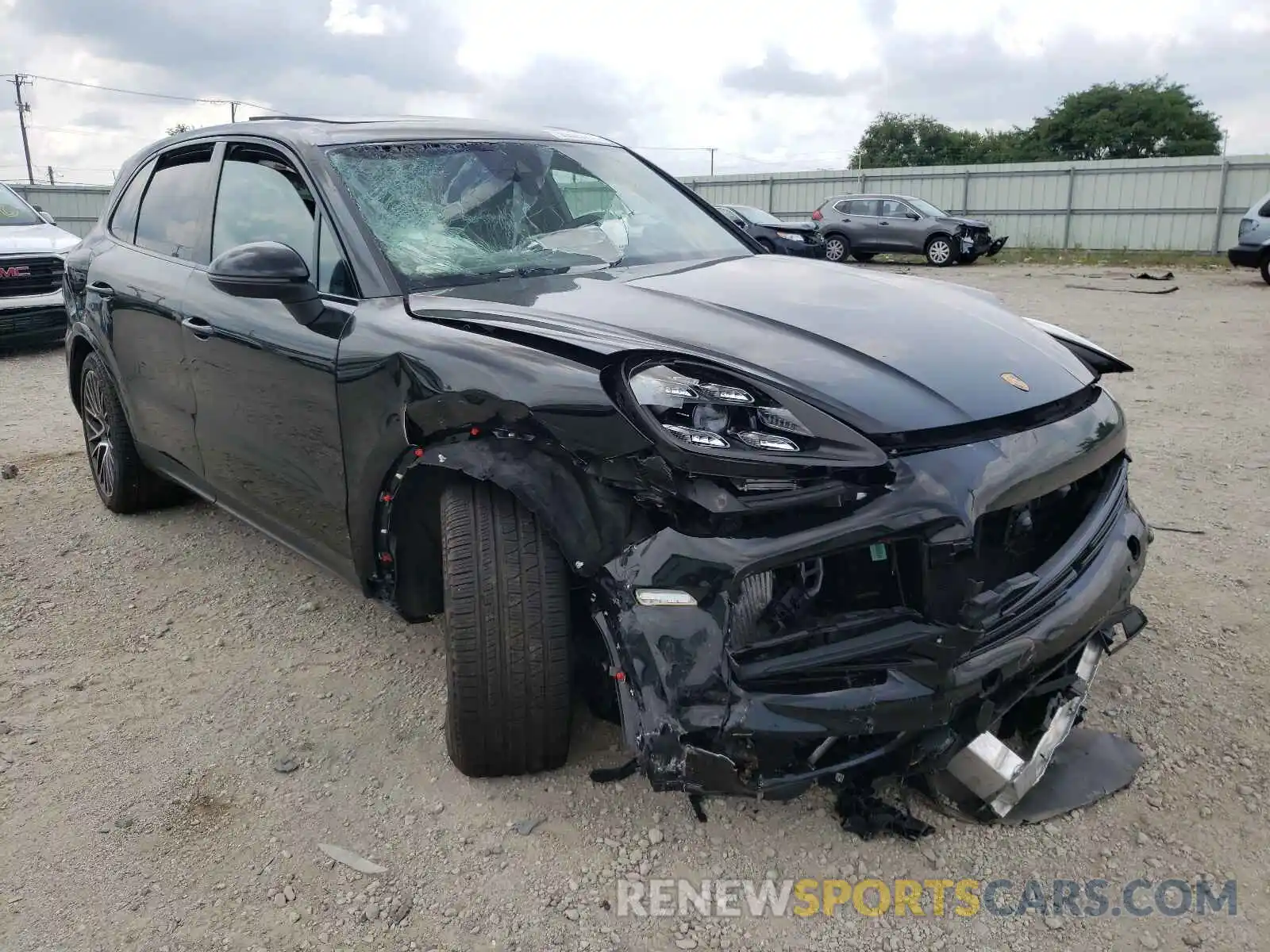 1 Photograph of a damaged car WP1AA2AY0LDA09634 PORSCHE CAYENNE 2020