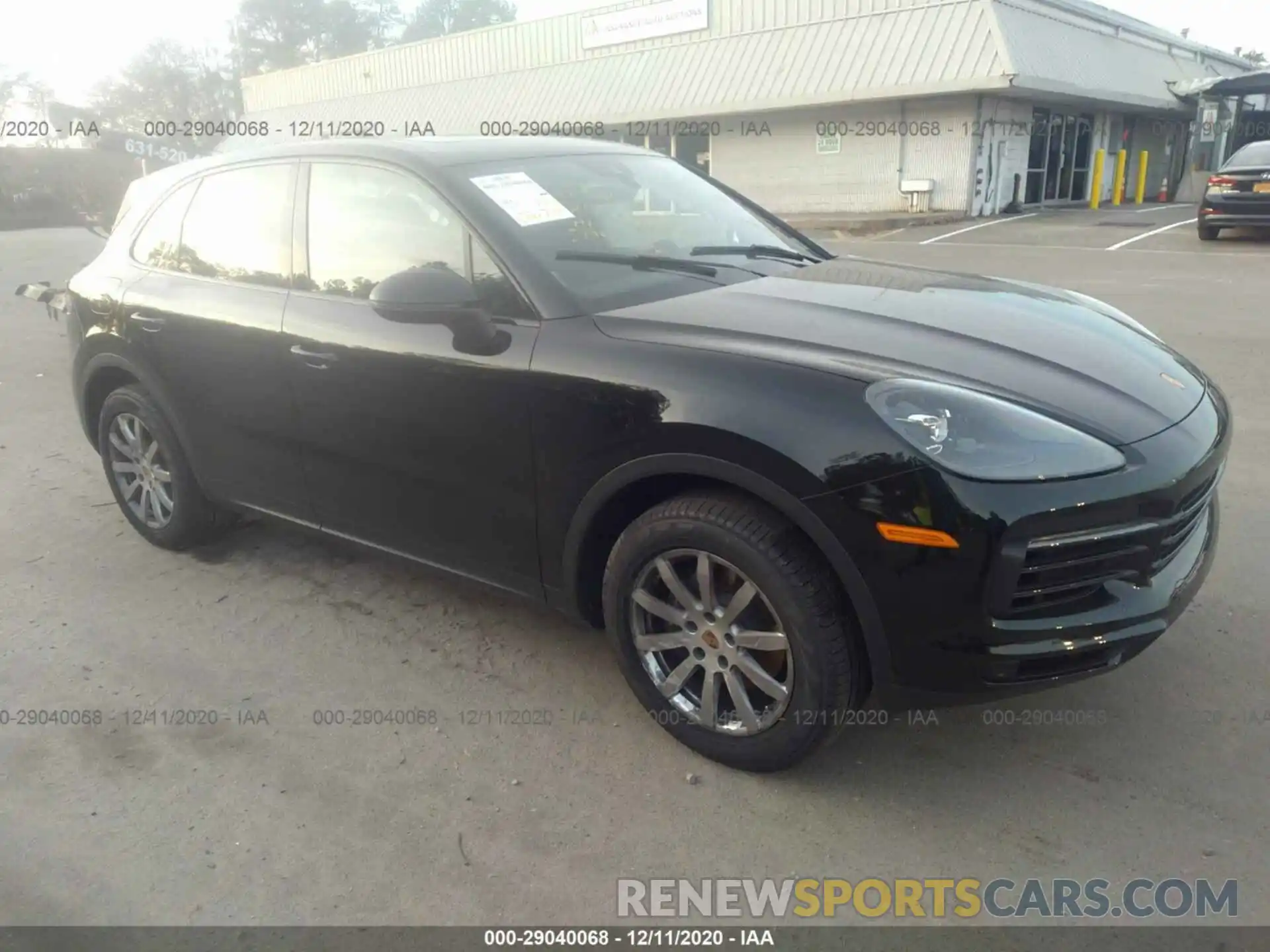 1 Photograph of a damaged car WP1AA2AY0LDA10461 PORSCHE CAYENNE 2020