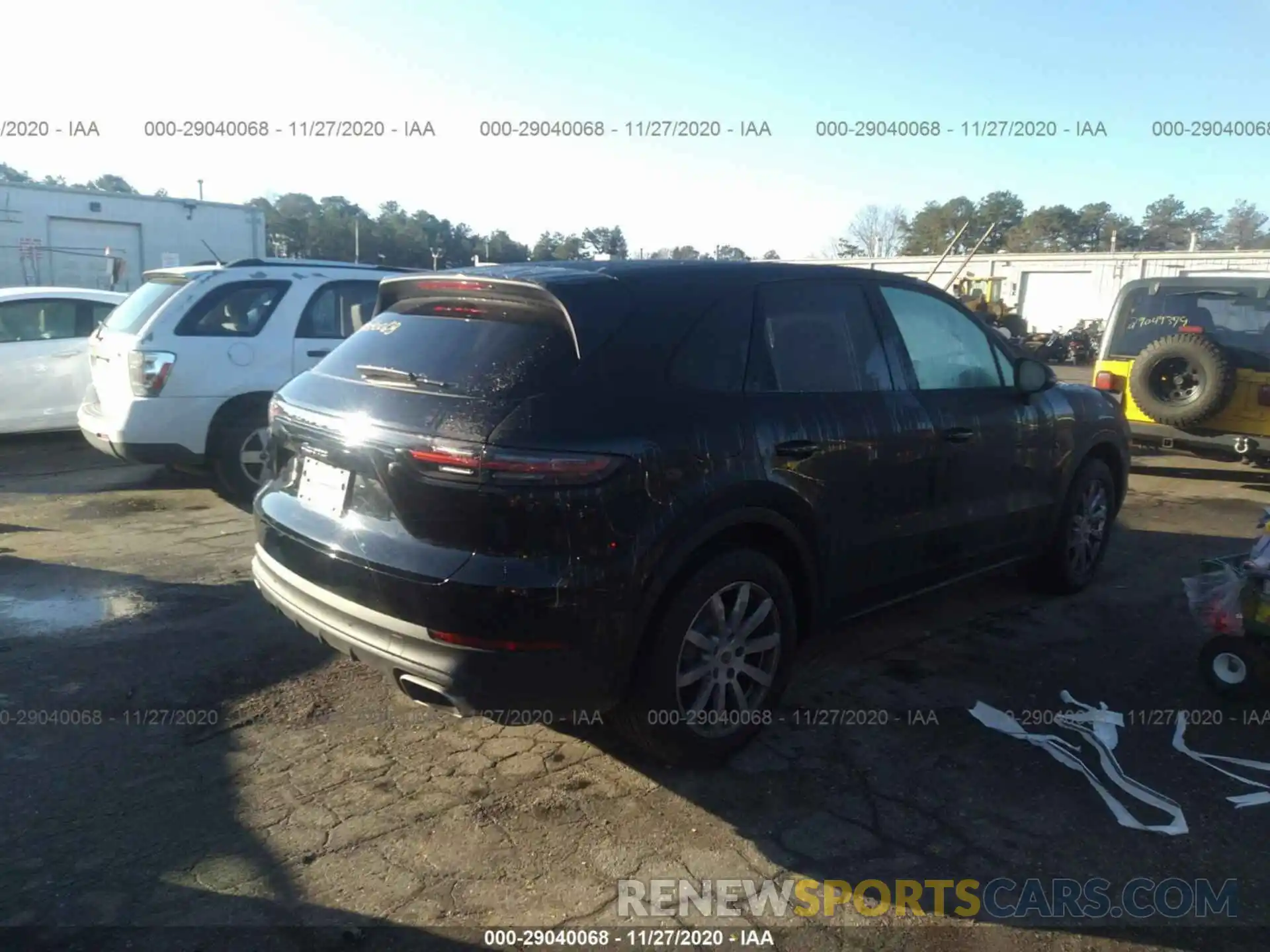 4 Photograph of a damaged car WP1AA2AY0LDA10461 PORSCHE CAYENNE 2020