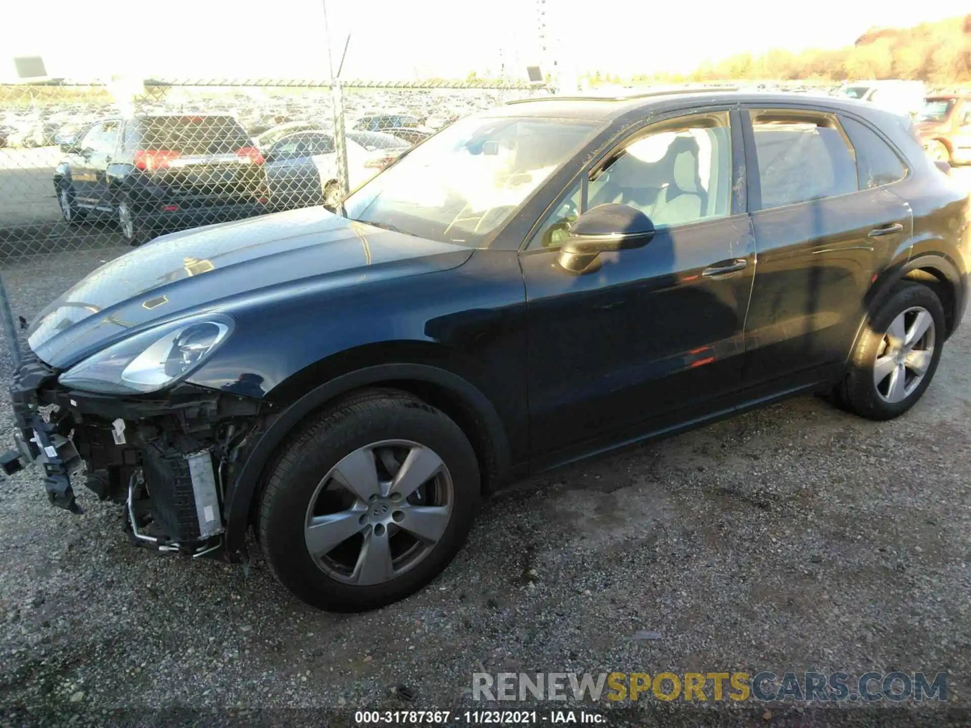 2 Photograph of a damaged car WP1AA2AY1LDA00635 PORSCHE CAYENNE 2020