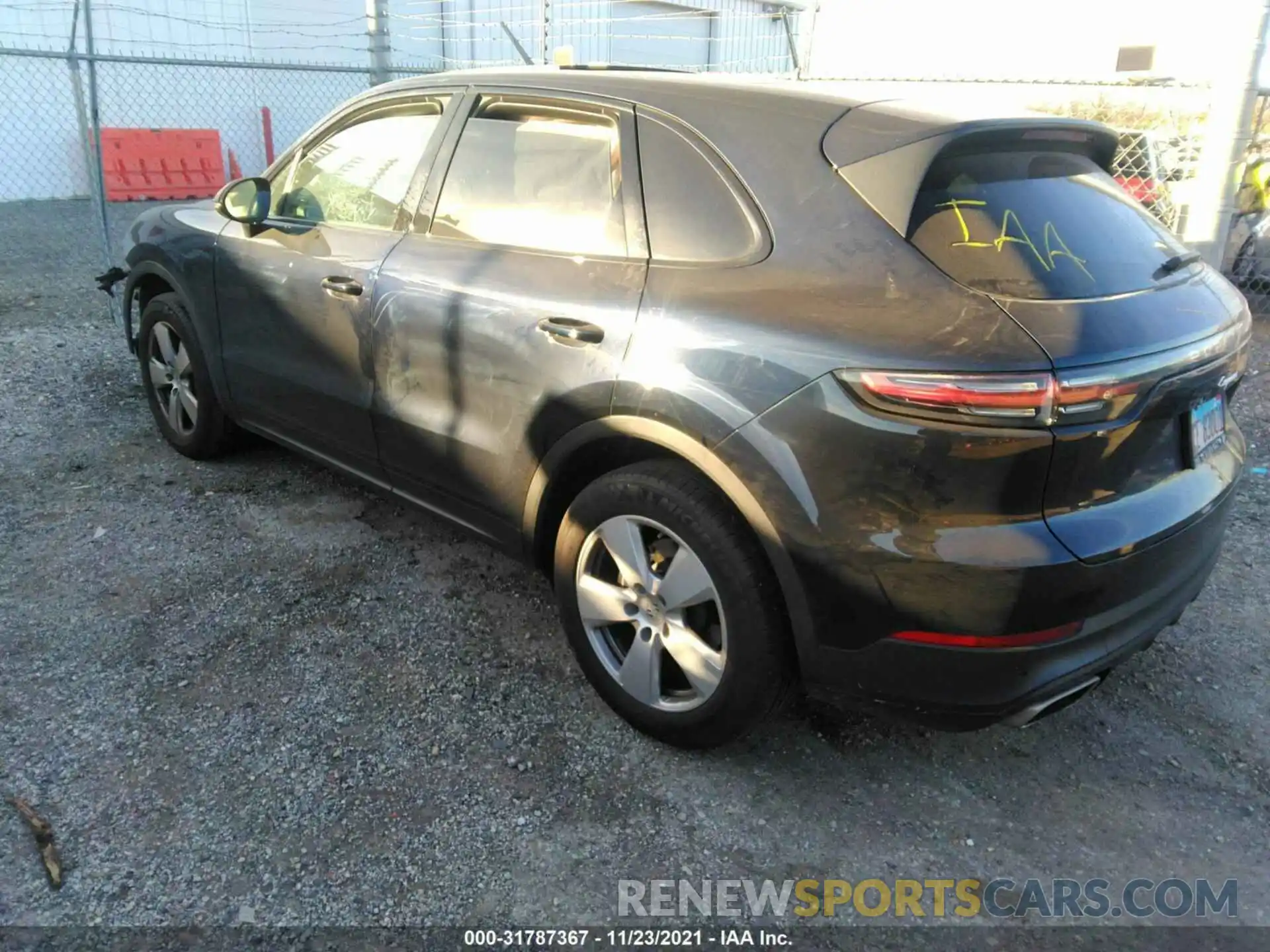 3 Photograph of a damaged car WP1AA2AY1LDA00635 PORSCHE CAYENNE 2020