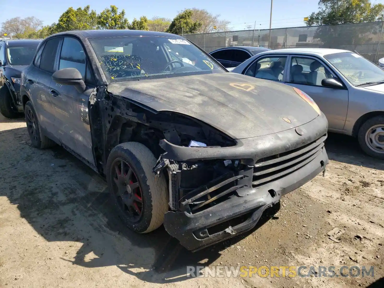 1 Photograph of a damaged car WP1AA2AY1LDA01736 PORSCHE CAYENNE 2020