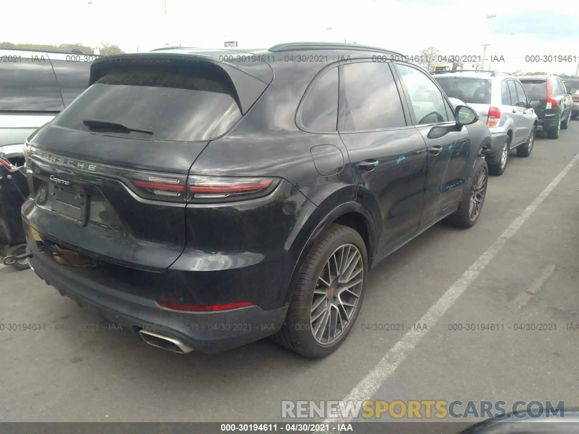 4 Фотография поврежденного автомобиля WP1AA2AY1LDA08878 PORSCHE CAYENNE 2020