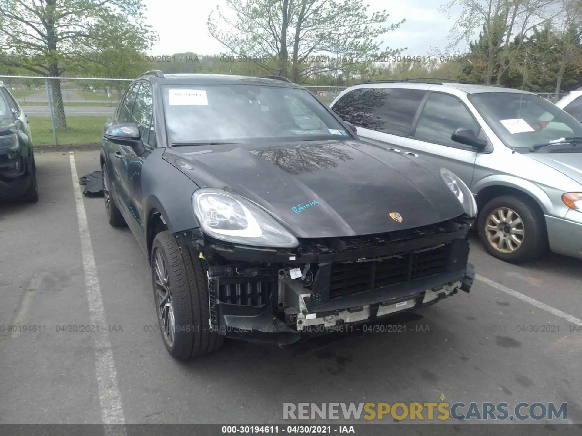 6 Фотография поврежденного автомобиля WP1AA2AY1LDA08878 PORSCHE CAYENNE 2020