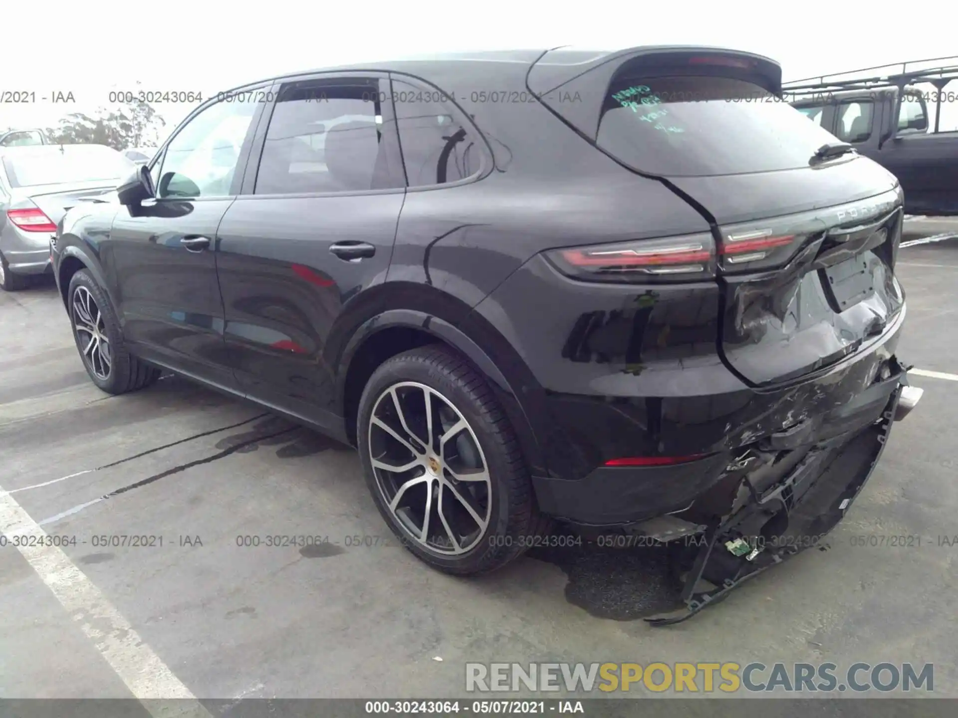 3 Photograph of a damaged car WP1AA2AY1LDA09724 PORSCHE CAYENNE 2020