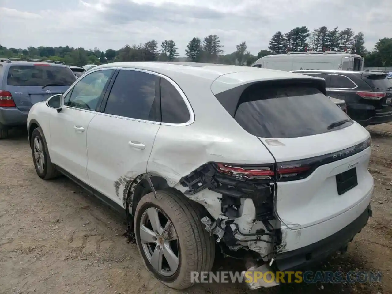 3 Photograph of a damaged car WP1AA2AY2LDA01194 PORSCHE CAYENNE 2020